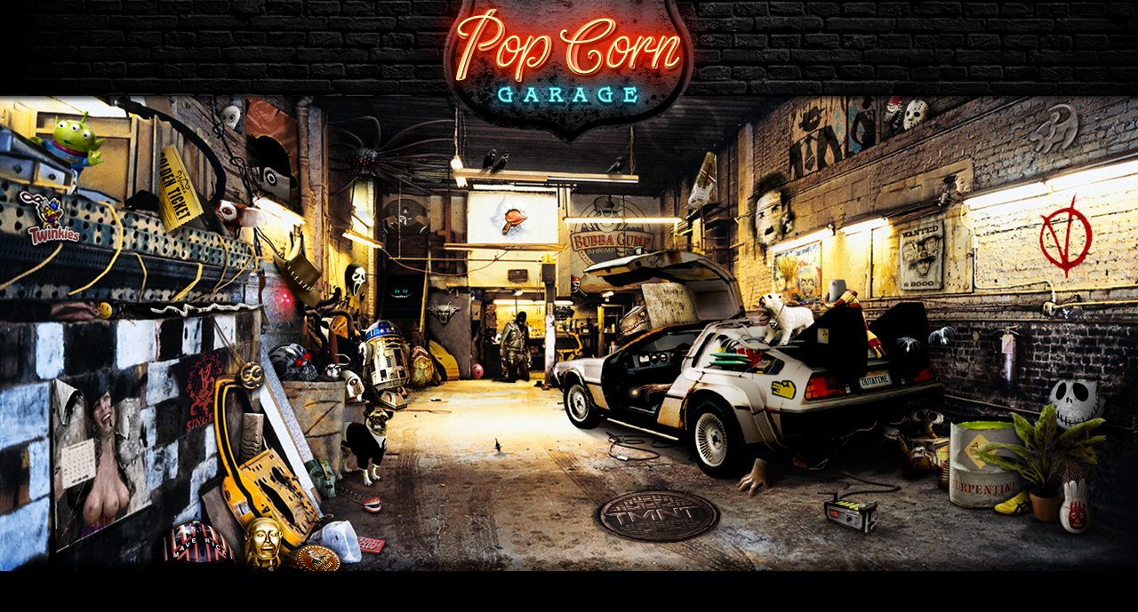 Popcorn garage